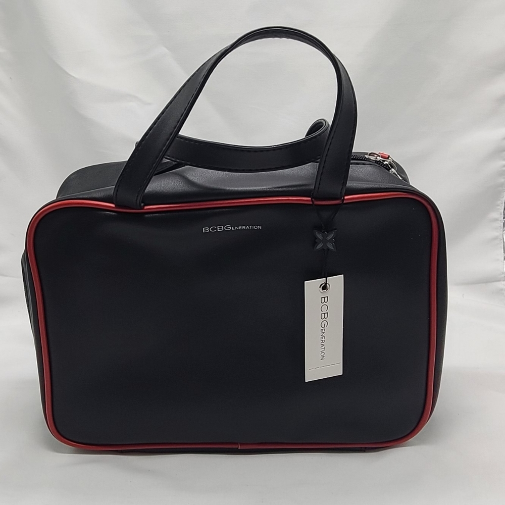 BCBGeneration Black Hanging Cosmetic Bag NWT